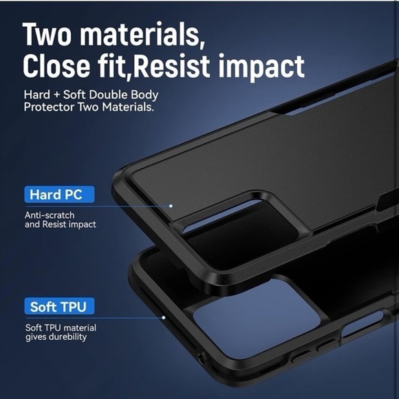 New Moto G 5G Case with Screen Protector - Heavy-Duty Tough Rugged Shockproof Pr - Picture 6 of 11